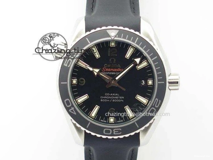 1218 Colorful Planet Ocean SS Bp Maker 45mm Black Bezel On Black Rubber Strap A 8219